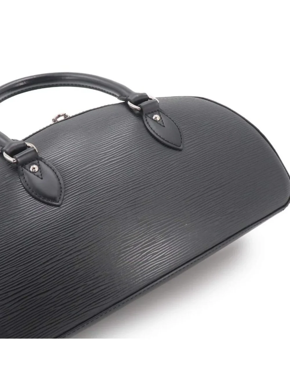 Louis Vuitton Epi Jasmine Hand Bag Leather Noir Black Silver